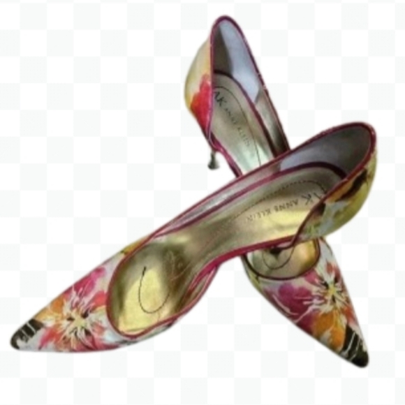 Anne Klein Catherine Floral Coquette Girl Cottagecore Feminine Spring Party 7.5 - Picture 1 of 6